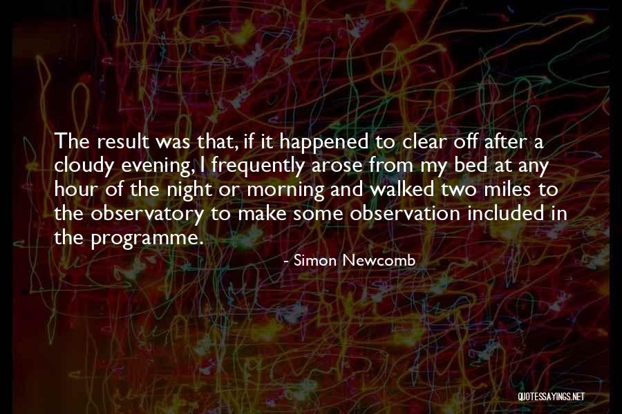 Clear To Cloudy Quotes By Simon Newcomb Clear To Cloudy Quotes By Simon Newcomb