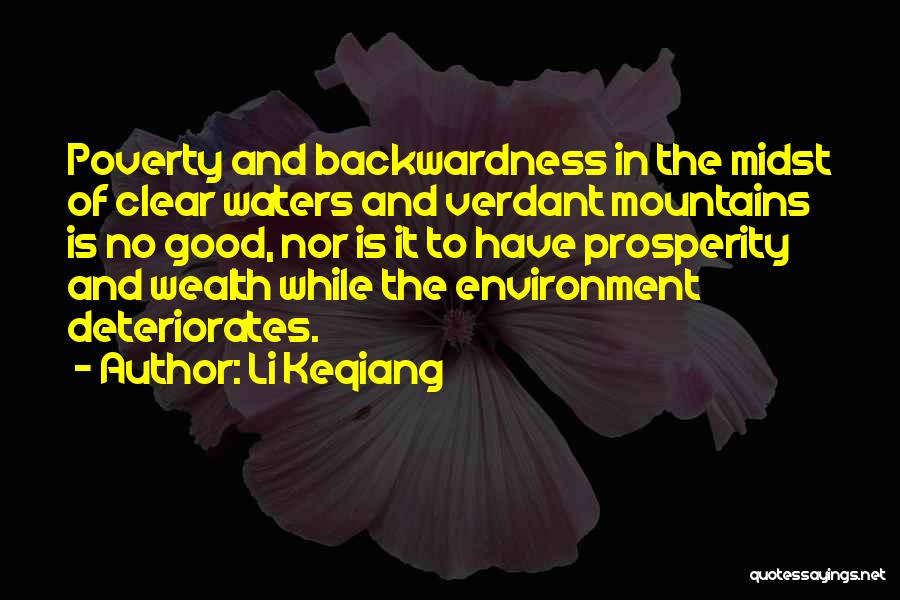 Clear Waters Quotes By Li Keqiang
