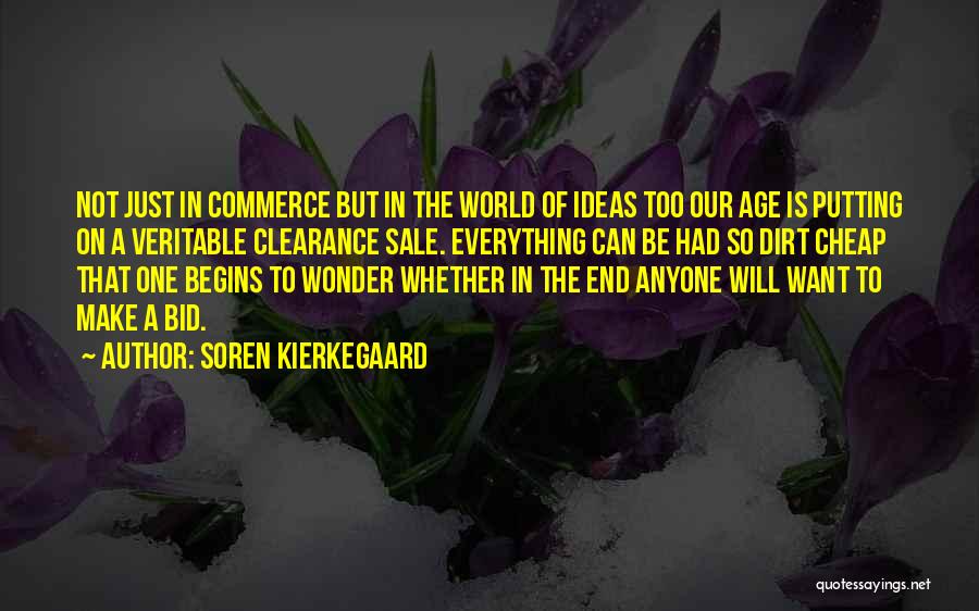 Clearance Sale Quotes By Soren Kierkegaard