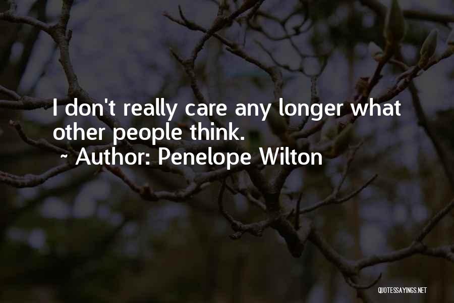 Cleardoublepage Quotes By Penelope Wilton
