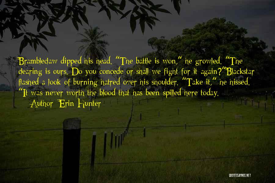 Clearing My Head Quotes By Erin Hunter