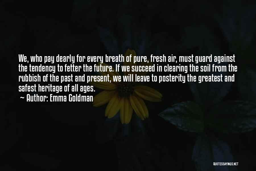 Clearing The Air Quotes By Emma Goldman