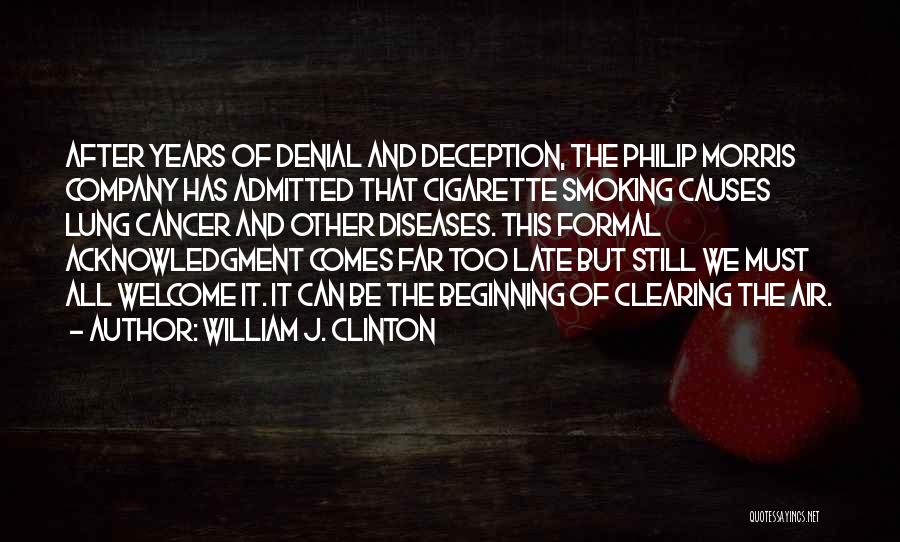 Clearing The Air Quotes By William J. Clinton