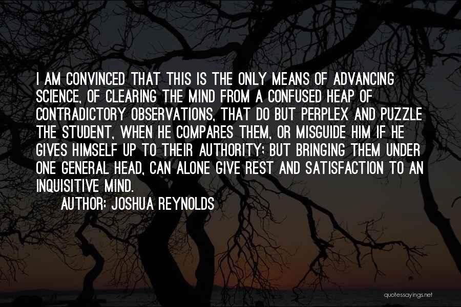 Clearing The Mind Quotes By Joshua Reynolds
