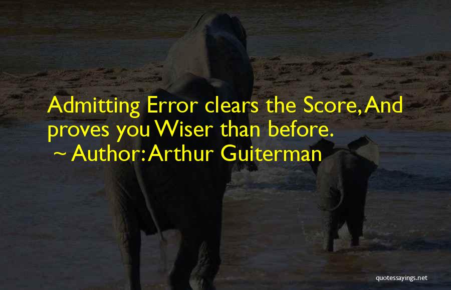Clears Quotes By Arthur Guiterman