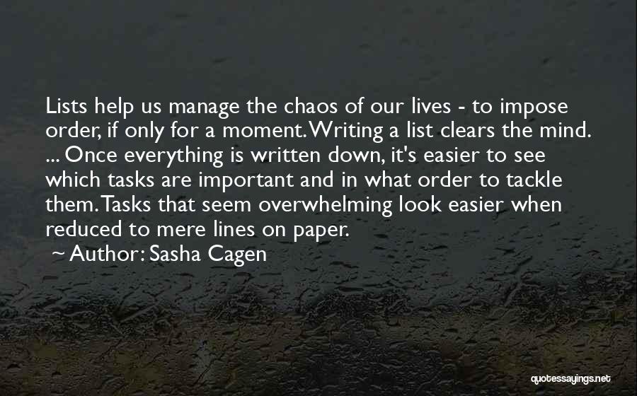 Clears Quotes By Sasha Cagen