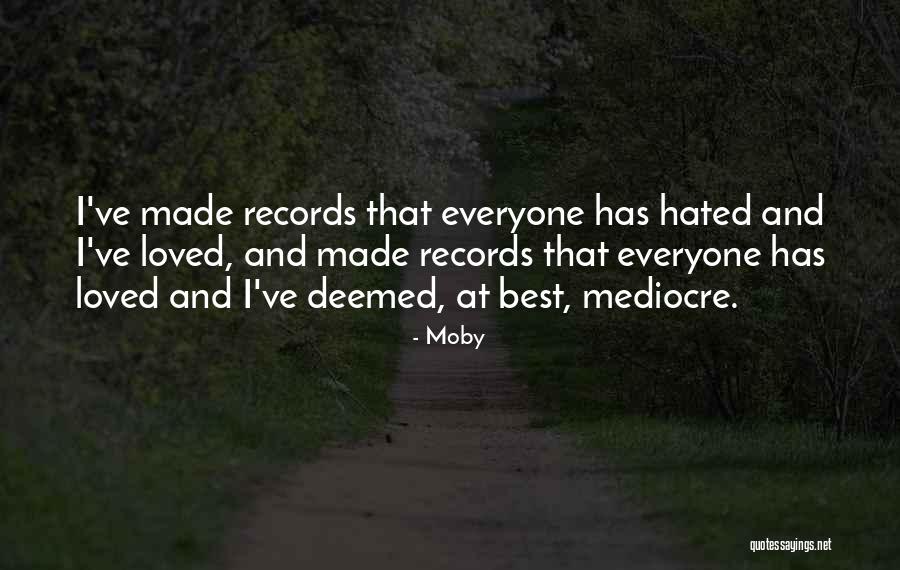 Cleated Or Felt Quotes By Moby Cleated Or Felt Quotes By Moby