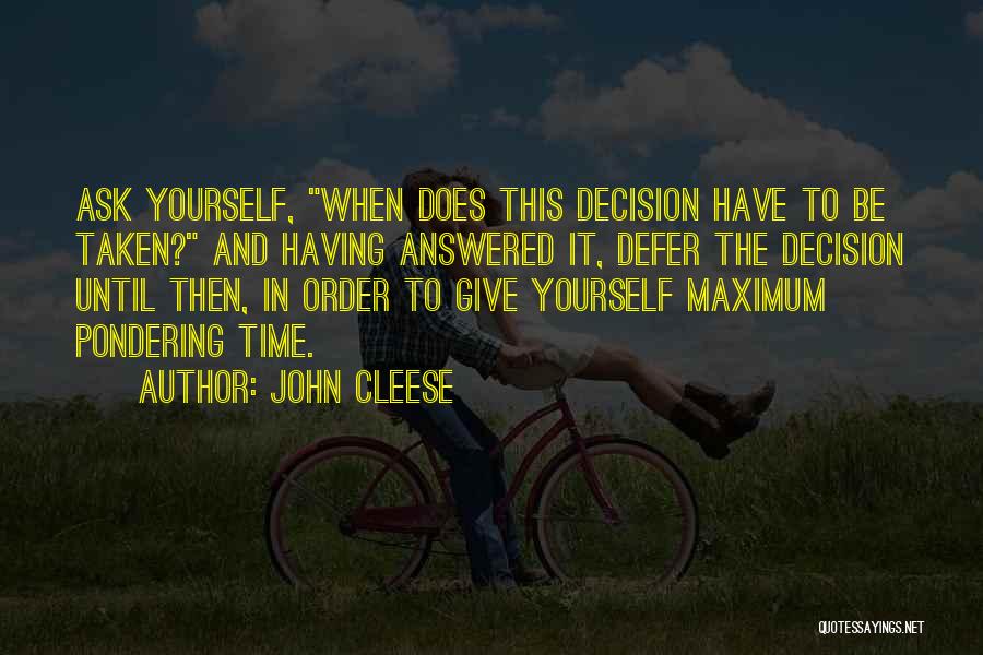 Cleese Quotes By John Cleese