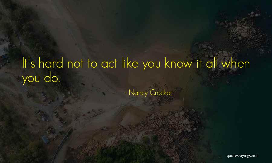 Clemence Von Quotes By Nancy Crocker Clemence Von Quotes By Nancy Crocker