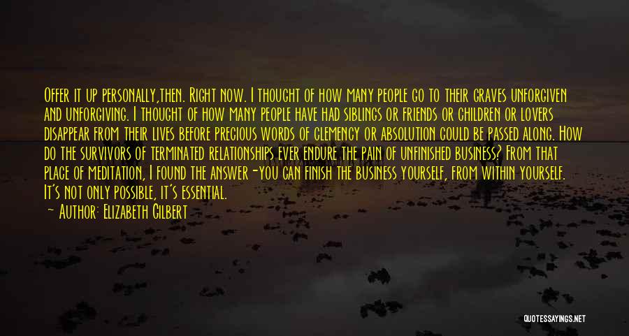 Clemency Quotes By Elizabeth Gilbert