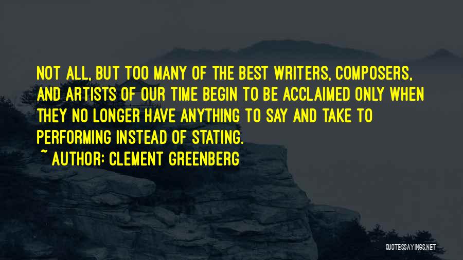 Clement Greenberg Quotes 1070838