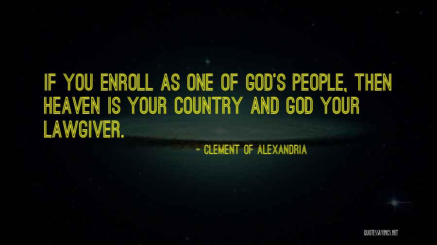 Clement Of Alexandria Quotes 526130 Clement Of Alexandria Quotes 526130