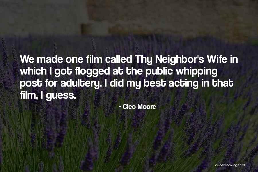 Cleo Moore Quotes 1740170