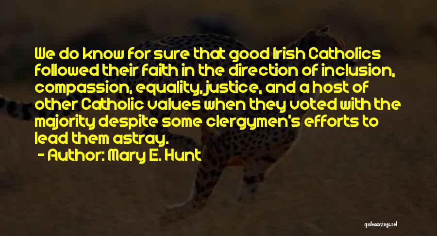 Clergymen Quotes By Mary E. Hunt