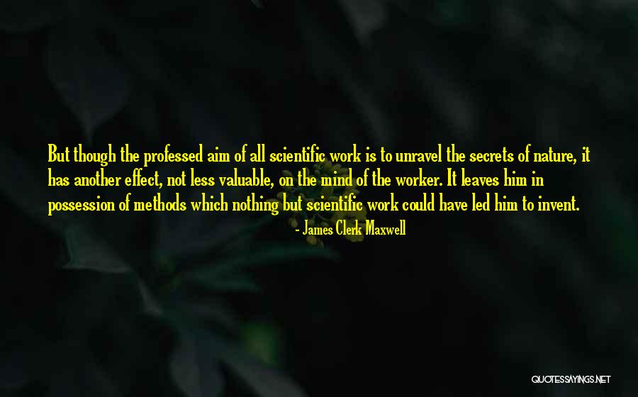 Clerk Maxwell Quotes By James Clerk Maxwell