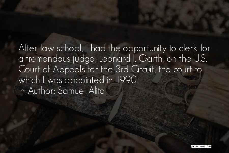 Clerk Of Court Quotes By Samuel Alito