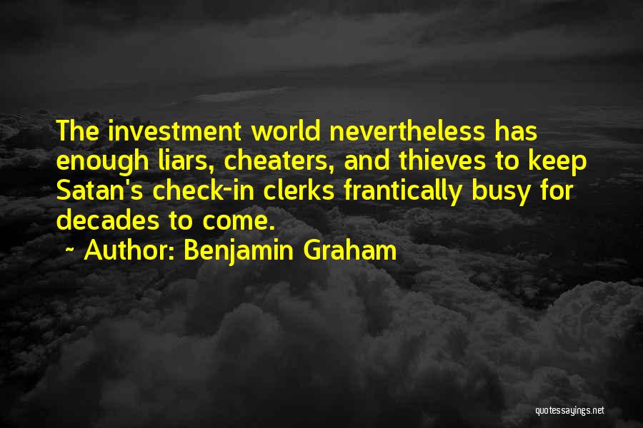 Clerks Quotes By Benjamin Graham