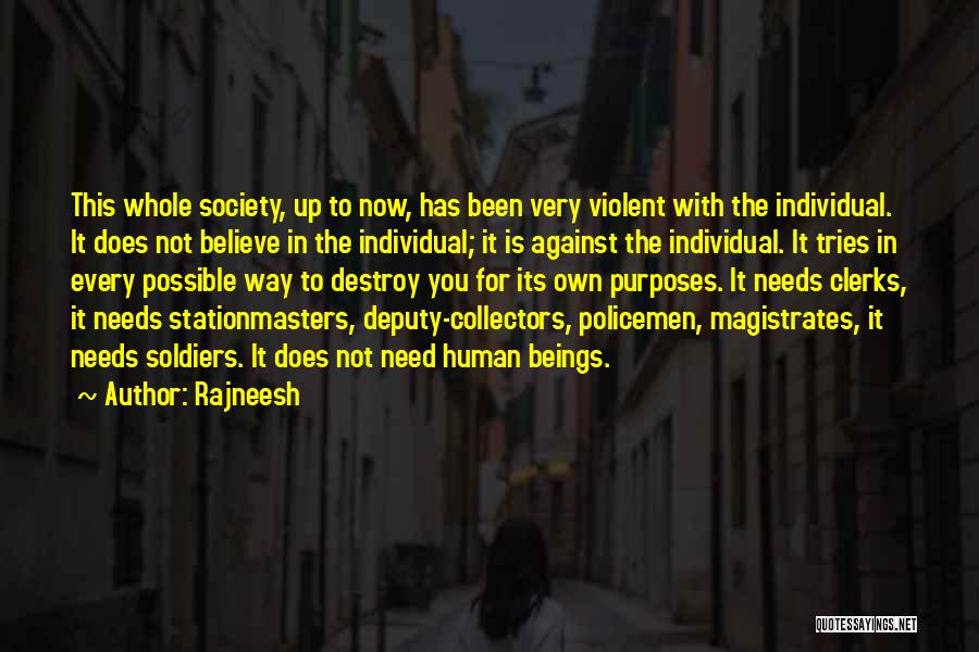 Clerks Quotes By Rajneesh
