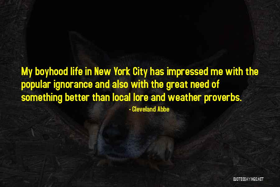 Cleveland Abbe Quotes 587571