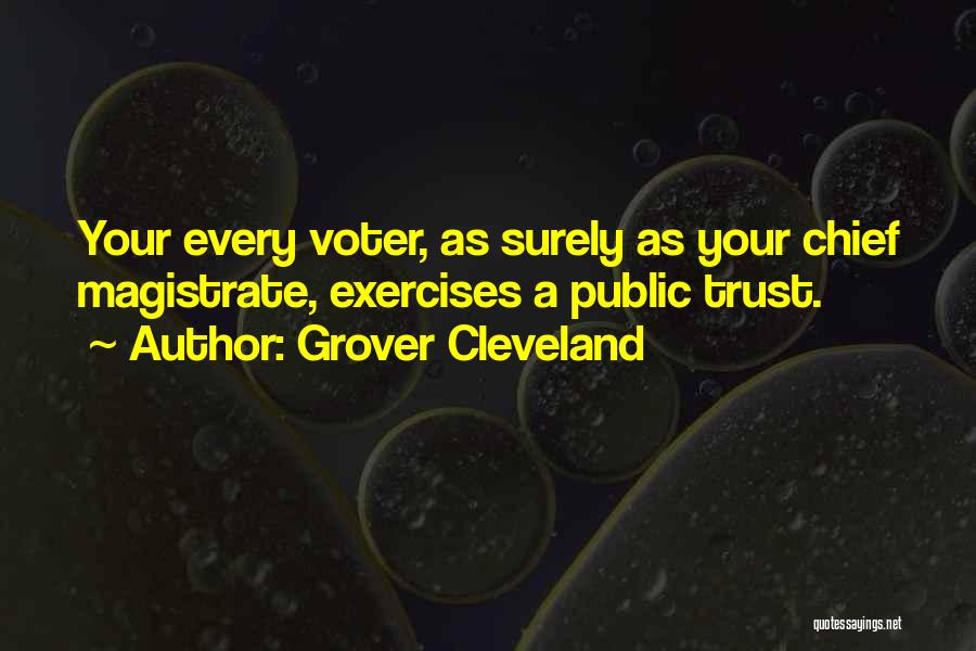 Cleveland Grover Quotes By Grover Cleveland