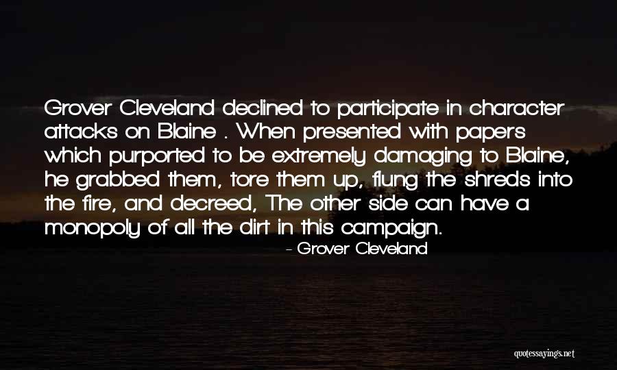 Cleveland Grover Quotes By Grover Cleveland