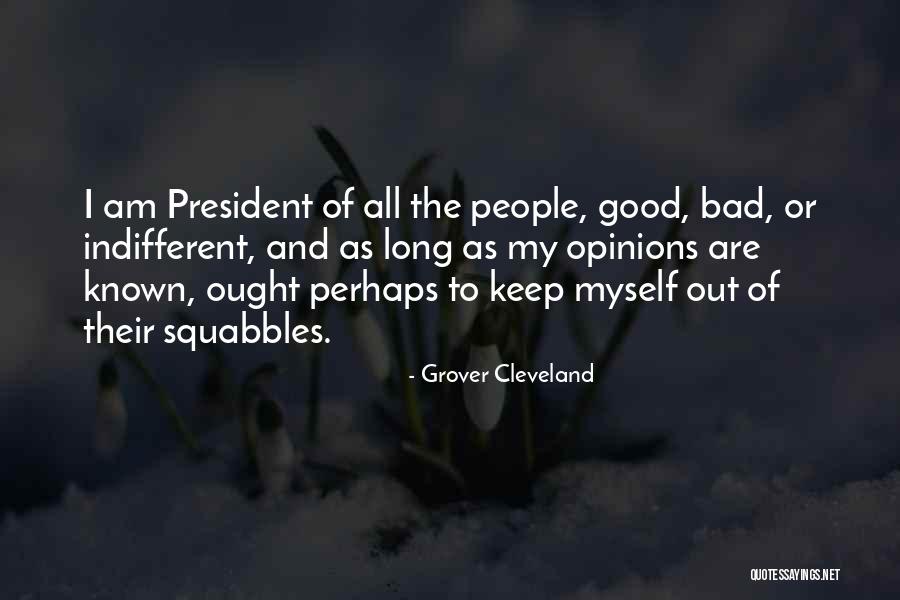 Cleveland Grover Quotes By Grover Cleveland