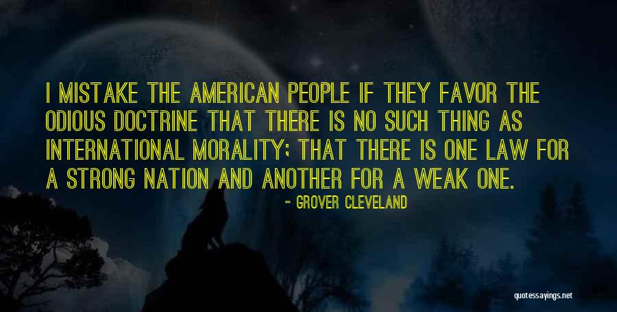 Cleveland Grover Quotes By Grover Cleveland