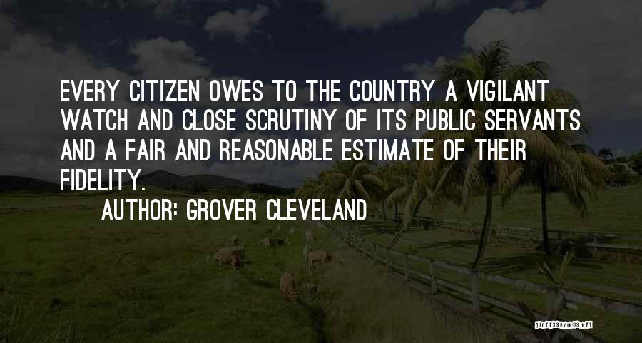 Cleveland Quotes By Grover Cleveland