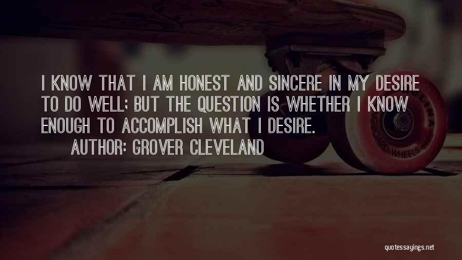 Cleveland Quotes By Grover Cleveland