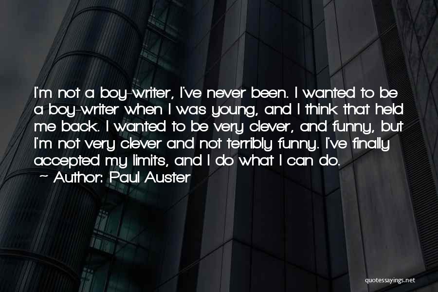 Clever But Funny Quotes By Paul Auster