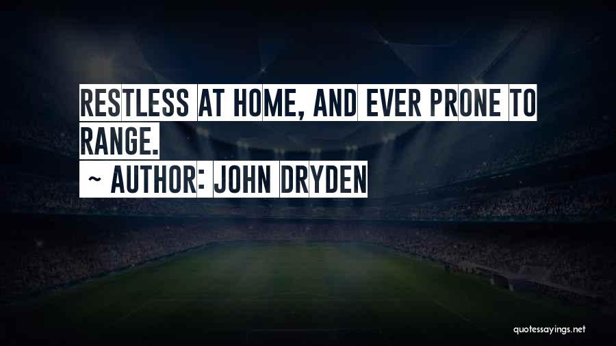 Clever Description Quotes By John Dryden