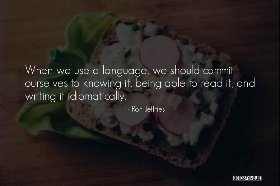 Clever Donut Quotes By Ron Jeffries Clever Donut Quotes By Ron Jeffries