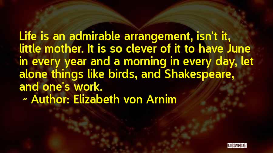 Clever Mother Quotes By Elizabeth Von Arnim