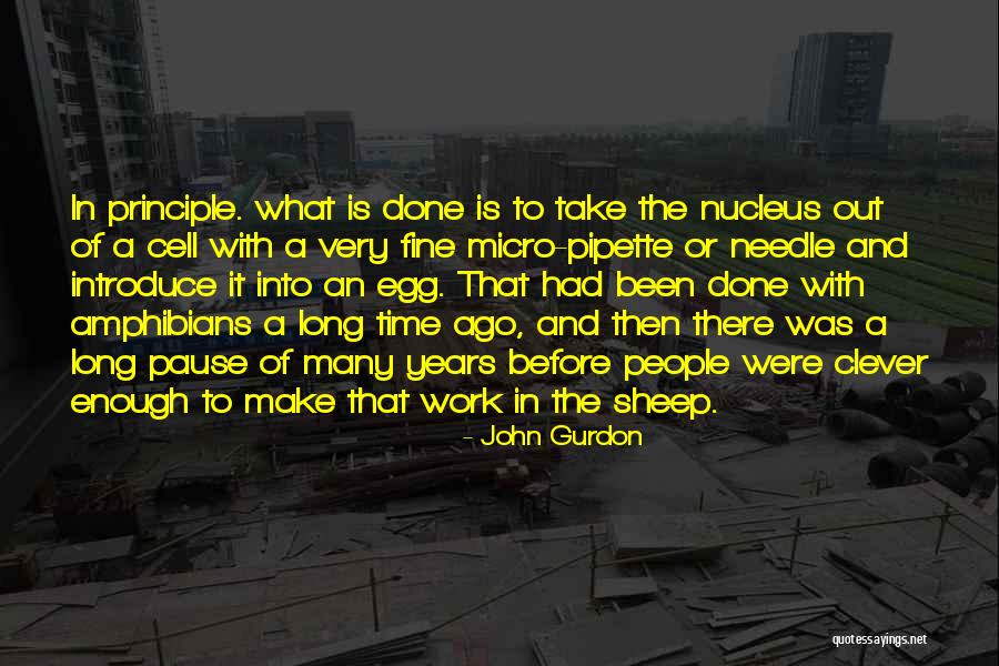 Clever Work Quotes By John Gurdon Clever Work Quotes By John Gurdon