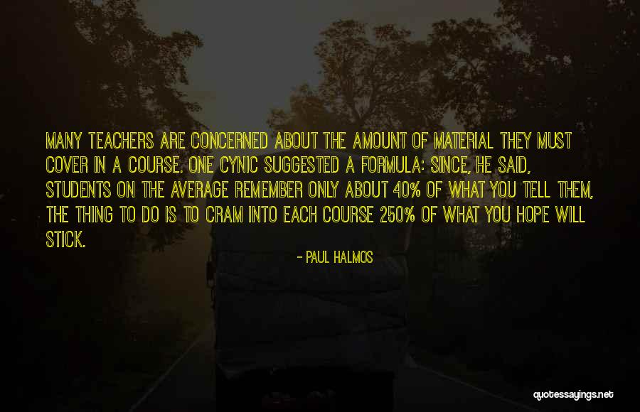 Clews Competition Quotes By Paul Halmos Clews Competition Quotes By Paul Halmos