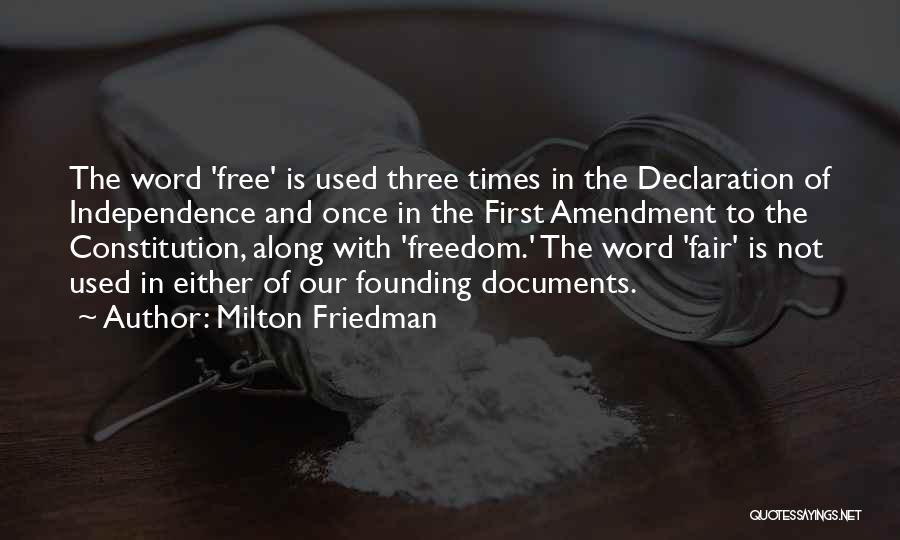 Cleynhof Quotes By Milton Friedman