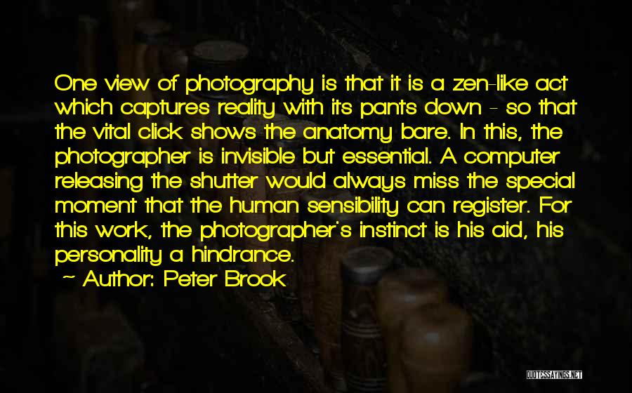 Click Quotes By Peter Brook