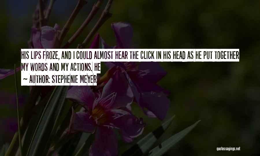 Click Quotes By Stephenie Meyer