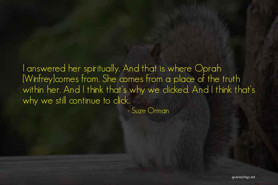 Clicked Quotes By Suze Orman Clicked Quotes By Suze Orman