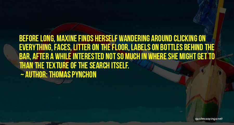 Clicking Quotes By Thomas Pynchon