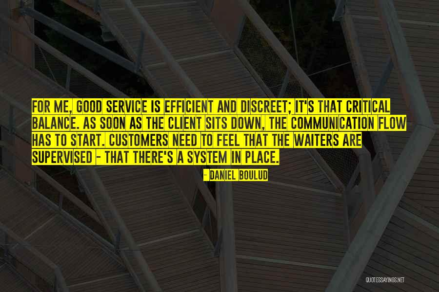 Client Service Quotes By Daniel Boulud