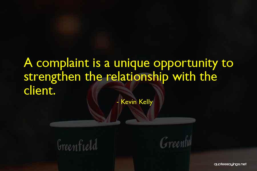 Client Service Quotes By Kevin Kelly