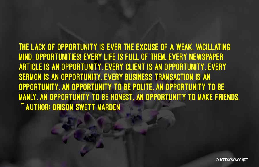 Clients Quotes By Orison Swett Marden