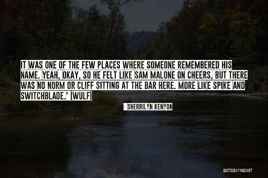 Cliff And Norm Quotes By Sherrilyn Kenyon Cliff And Norm Quotes By Sherrilyn Kenyon