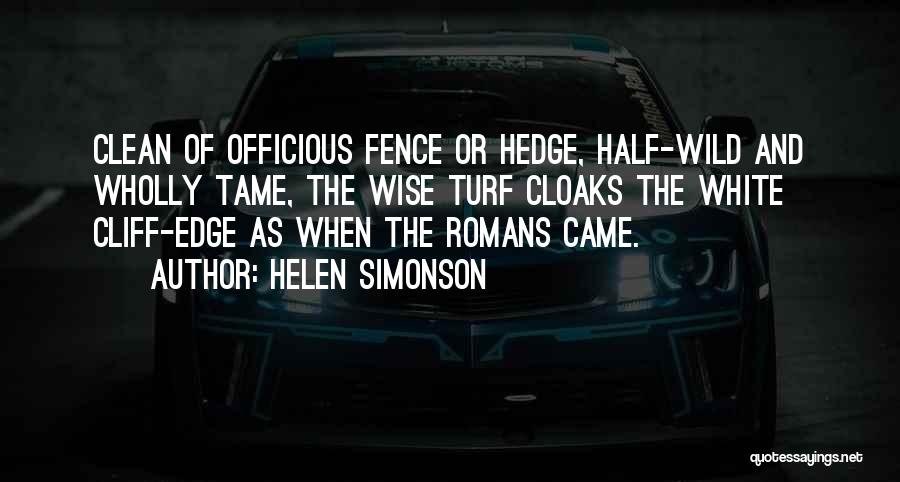 Cliff Edge Quotes By Helen Simonson