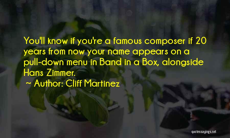 Cliff Martinez Quotes 1847883