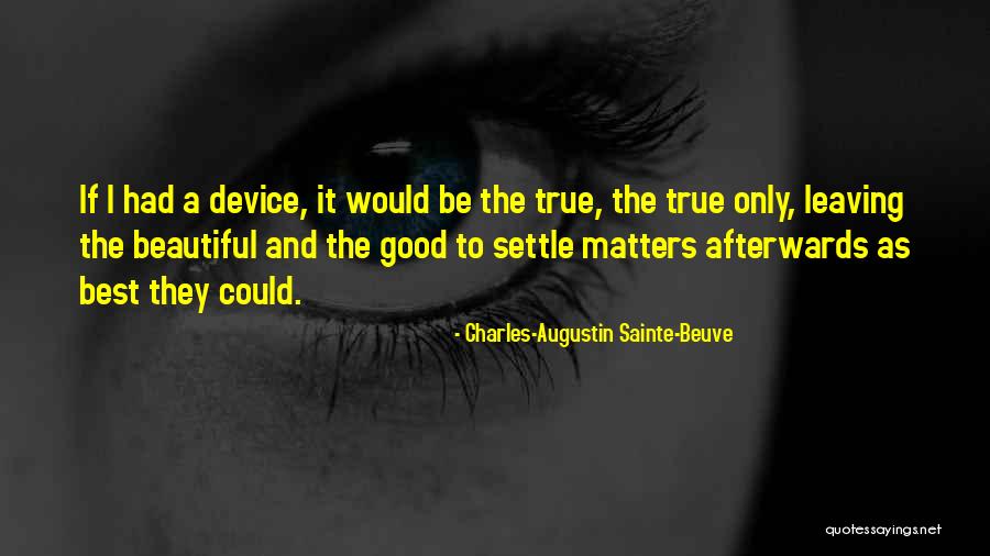 Cliffords Quotes By Charles-Augustin Sainte-Beuve Cliffords Quotes By Charles-Augustin Sainte-Beuve