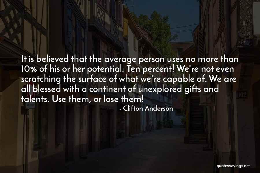 Clifton Anderson Quotes 1426632