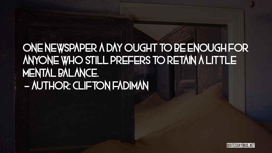 Clifton Fadiman Quotes 1956007