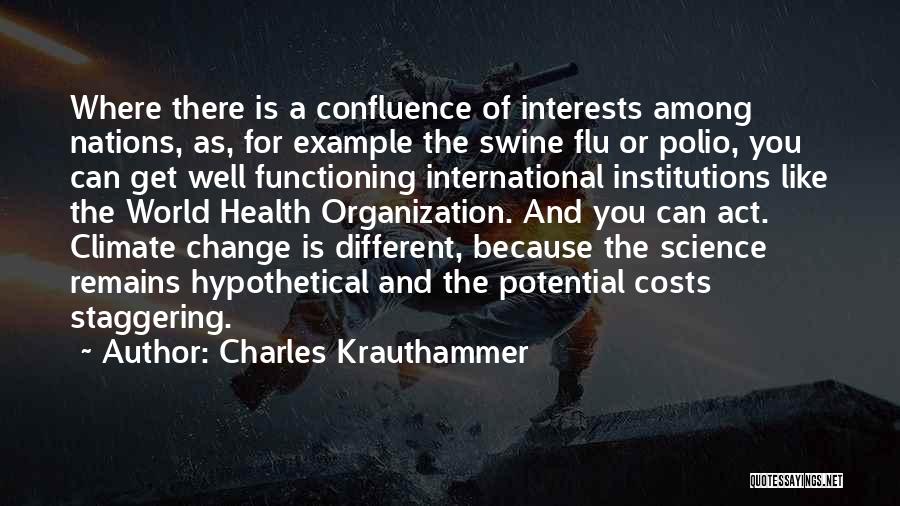 Climate Change And Health Quotes By Charles Krauthammer